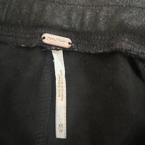 Free People Midnight Vegan Suede Skin Pants - Picture 7 of 7